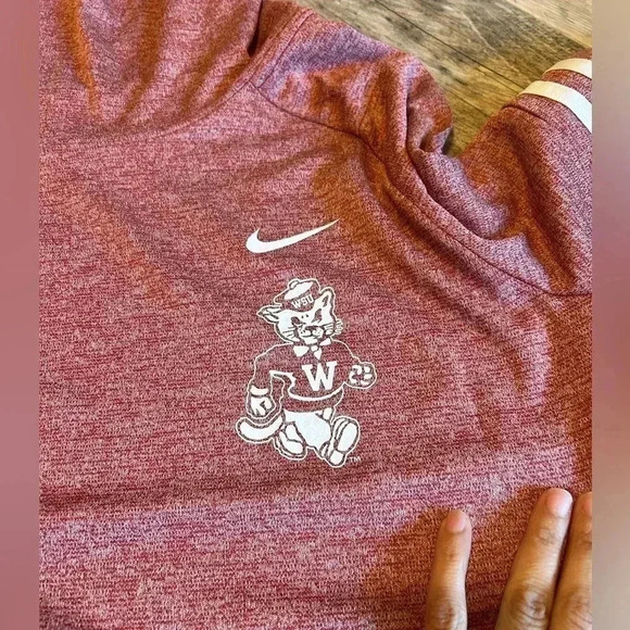 Nike Tops / Nike Washington State Cougars Pull Over Mock Neck Sweater - Picture 12 of 13